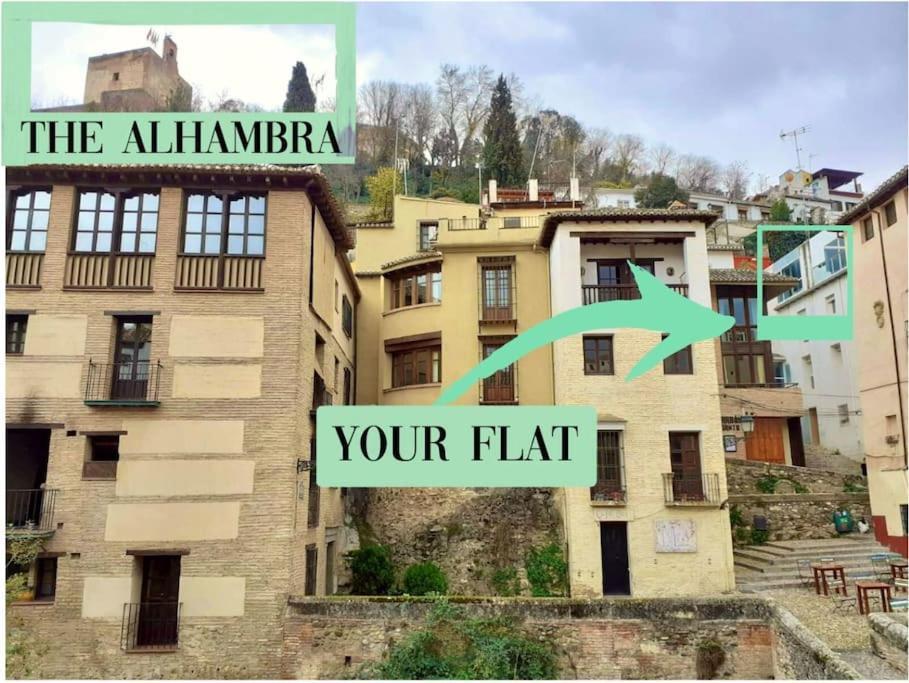 Spacious Loft / Literally At The Foot Of Alhambra Apartment Granada Bagian luar foto